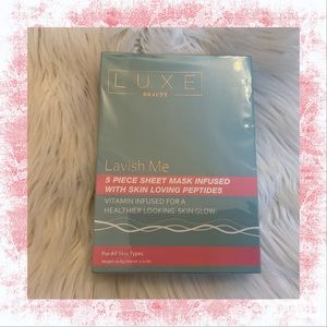 Luxe Beauty Lavish Me 5-Piece Sheet Mask - New in Box